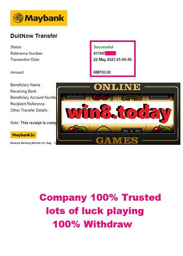 3Win8 Casino game screen showing potential wins