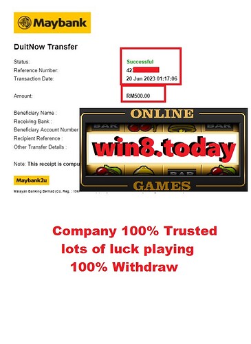 Lucky player winning MYR500 from MYR40 at Rollex11 Casino