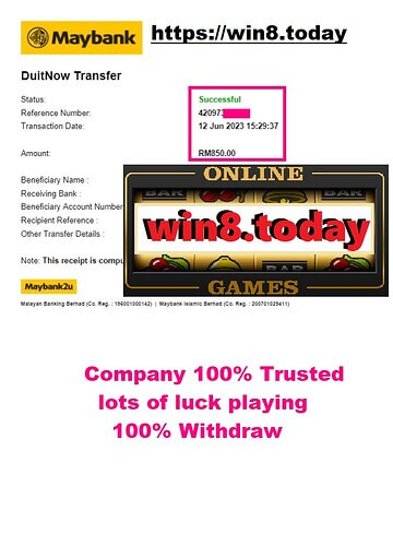 Player celebrating a big win at 3WIN8 Casino